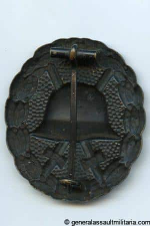 Wound badge in black 1918 - Unknown maker