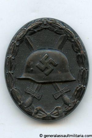 Wound badge in black - L/52 C.F. Zimmermann, Pforzheim