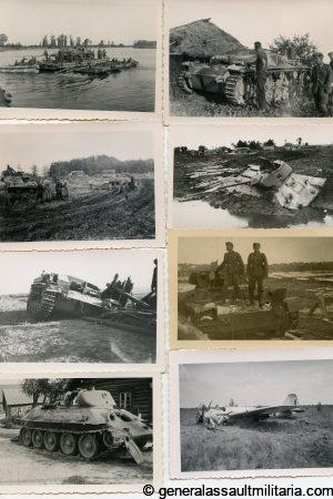 Lot of 12 6x9 cm photos with different vehicles