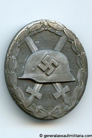 Wound badge in silver - MM26 B.H. Mayer, Pforzheim