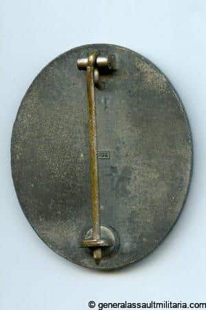 Wound badge in silver - L/53 Hymmen & Co, Lüdenscheid