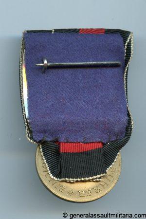 Sudetenland annexation medal single mounted