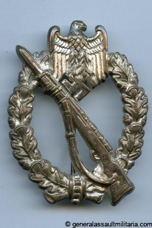 Infantry assault badge in silver - Petz & Lorenz, Unterreichenbach