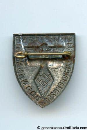 Hitler youth sportfest Bann 254 badge