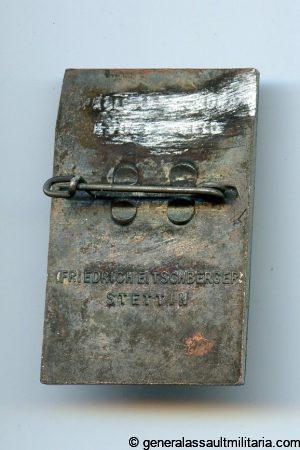 Junger Norden Hitler youth 1938 Stralsund badge - Friedrich Eitschberger, Stettin