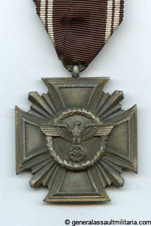10 year NSDAP medal - Karl Wurster, Markneukrichen