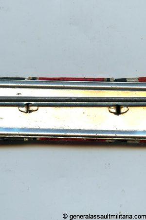 Three piece ribbon bar with EK2, Sudetenland and Austria annexation medals