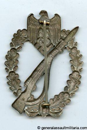 Infantry assault badge in silver - Friedrich Linden, Lüdenscheid