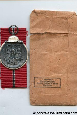 Ost medal + packet - Wächtler & Lange, Mittweida