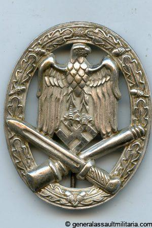 General assault badge in silver - Otto Schickle, Pforzheim