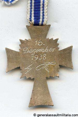 Mothers cross in silver