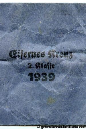 Iron cross second class + packet – Walter & Henlein, Gablonz