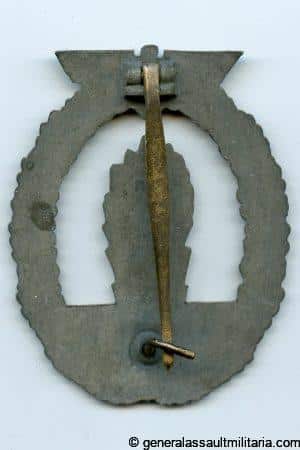 Kriegsmarine minesweeper badge - Rudolf Karneth, gablonz