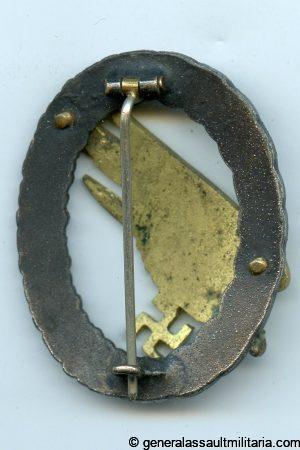 Luftwaffe paratrooper badge - Friedrich Linden, Lüdenscheid