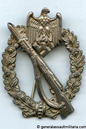Infantry assault badge in silver - Brüder Schneider, Wien