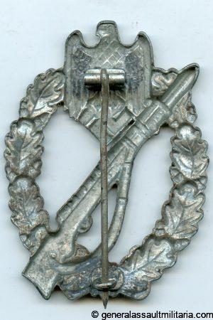 Infantry assault badge in silver – Sohni Hubach & Co, Idar-Oberstein