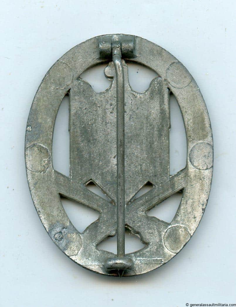 General assault badge - Assmann & Söhne, Lüdenscheid