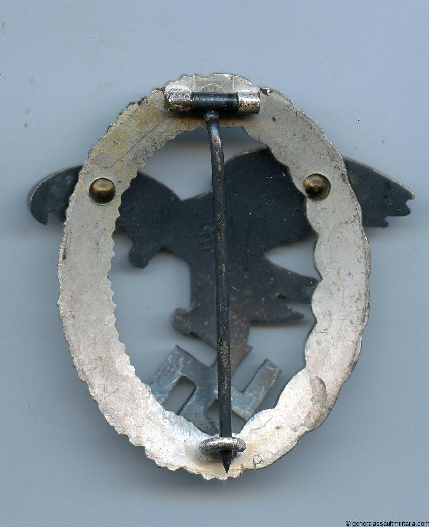 Luftwaffe observer badge – Assmann & Söhne, Lüdenscheid