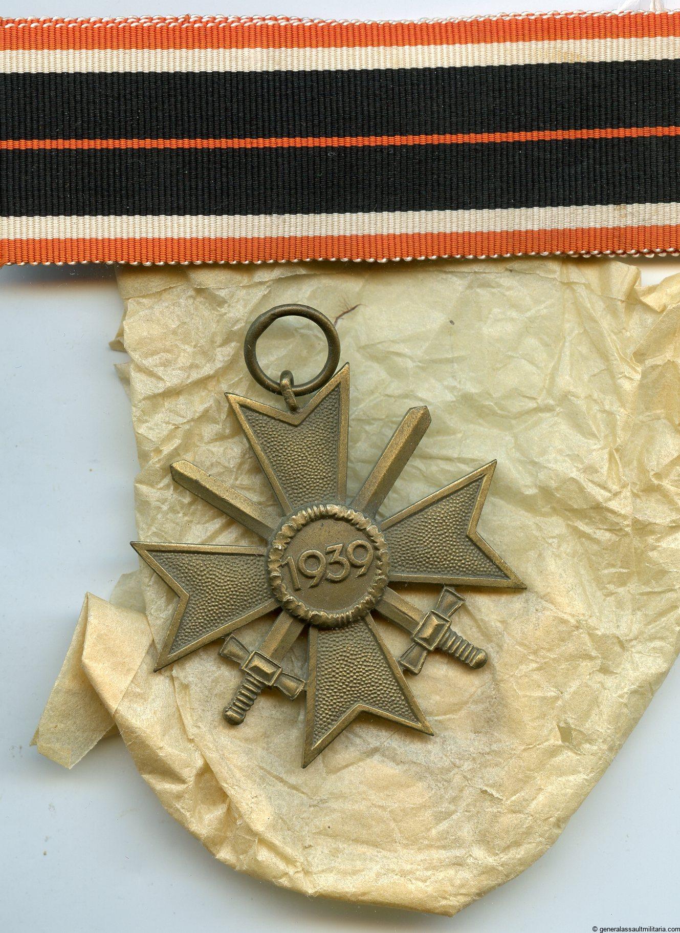 War merit cross with swords - unknown maker