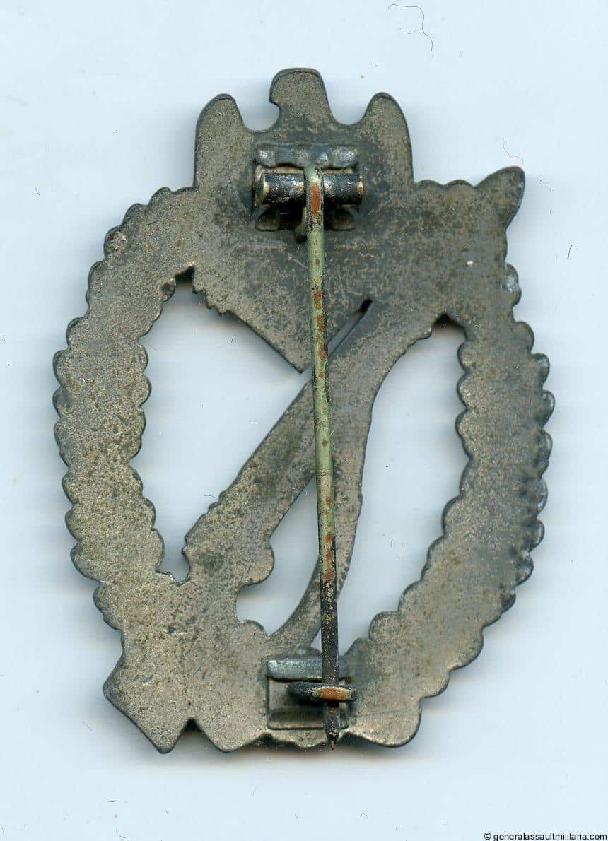 Infantry assault badge in silver - Gottlieb Wagner, Idar Oberstein