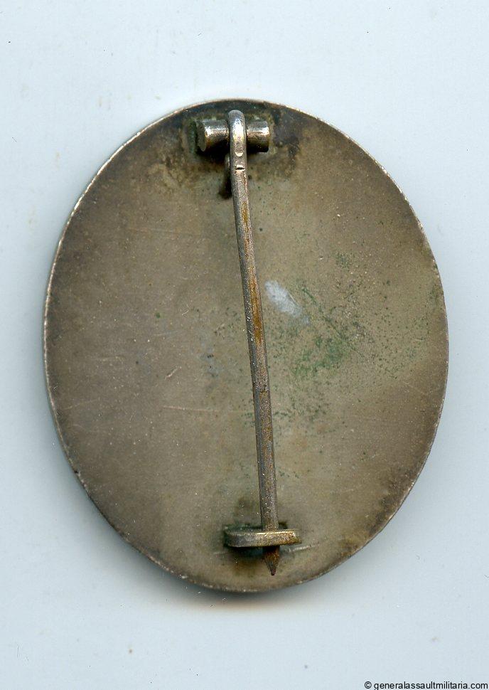 Wound badge in silver - Steinhauer & Lück, Lüdenscheid