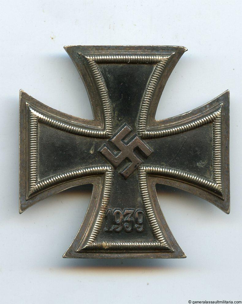 Iron cross 1st class cased - Klein & Quenzer, Idar Oberstein