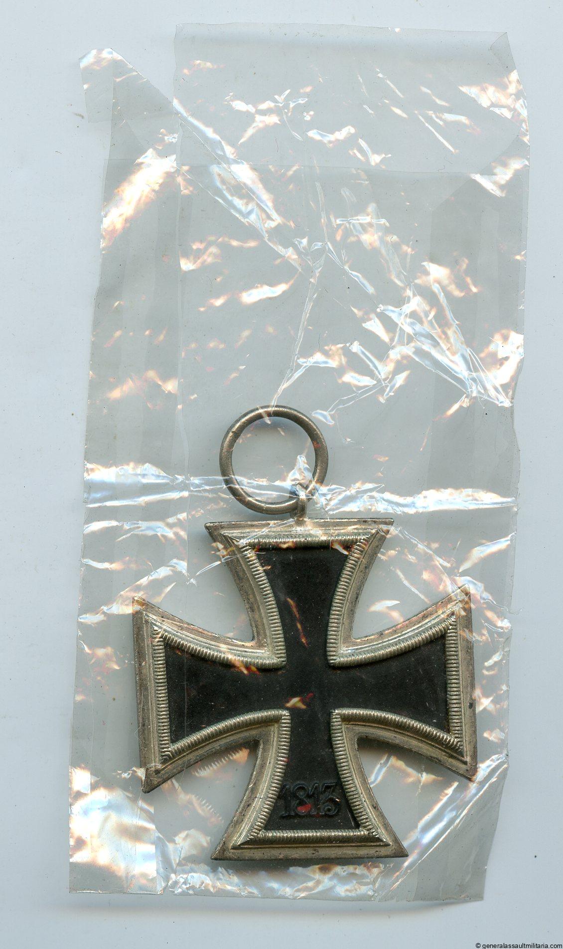Iron cross 2nd class + Cellophane packet - MM40 Berg & Nolte, Lüdenscheid