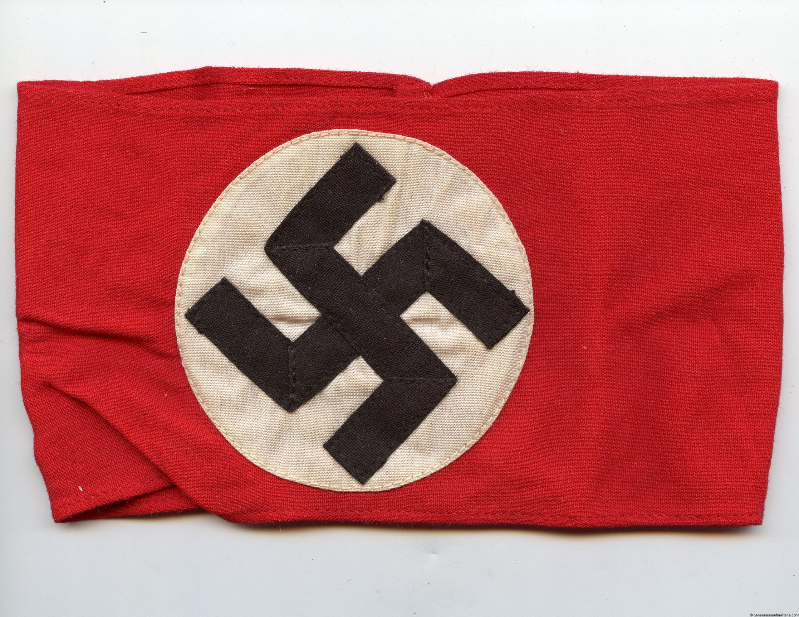 NSDAP armband - three piece construction