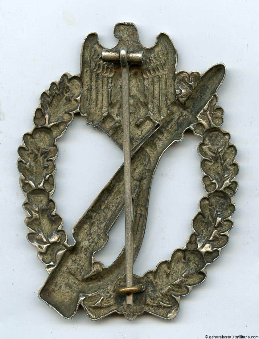 Infantry assault badge in silver - C.E. Juncker, Berlin