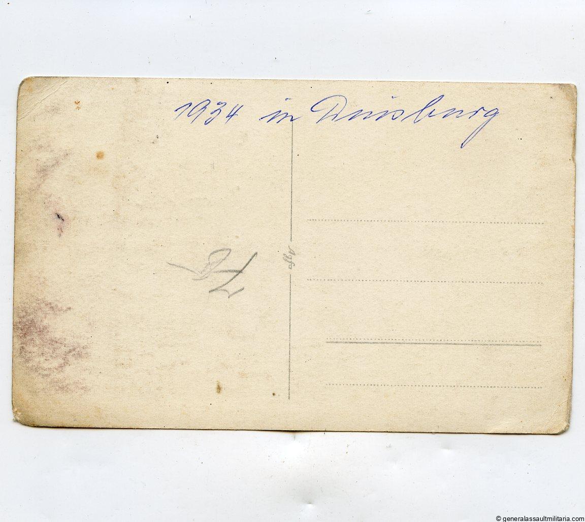 Early 1934 postcard size picture of Rudolf Hess