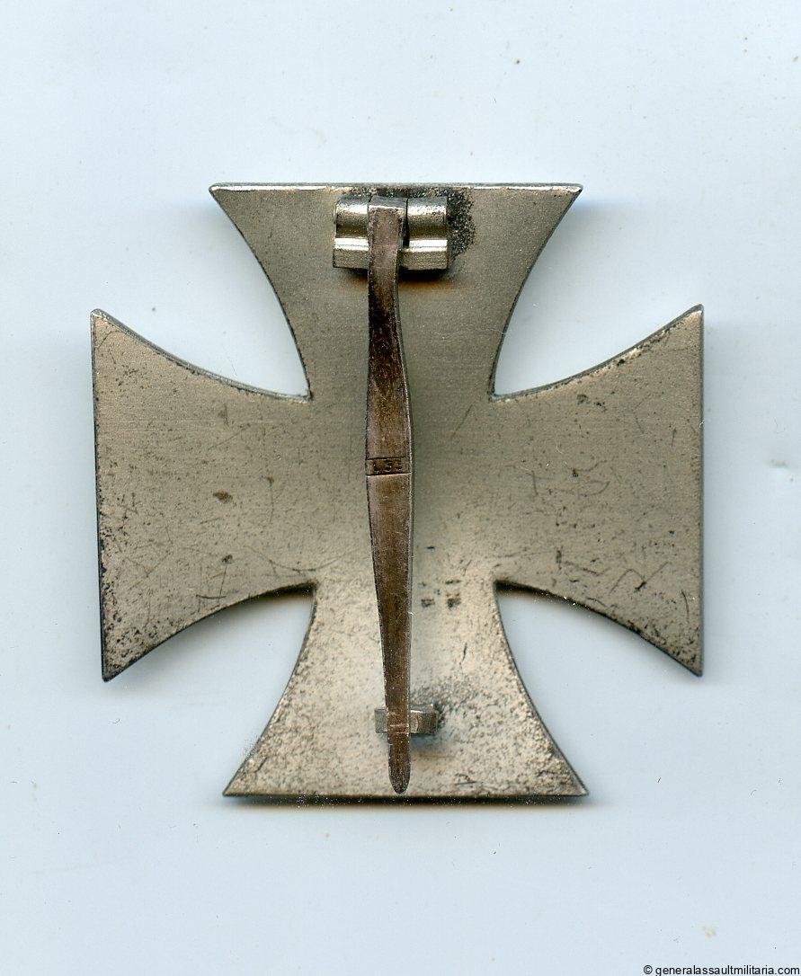 Iron cross 1st class - L/55 Wächtler & Lange, Mittweida (rare!)