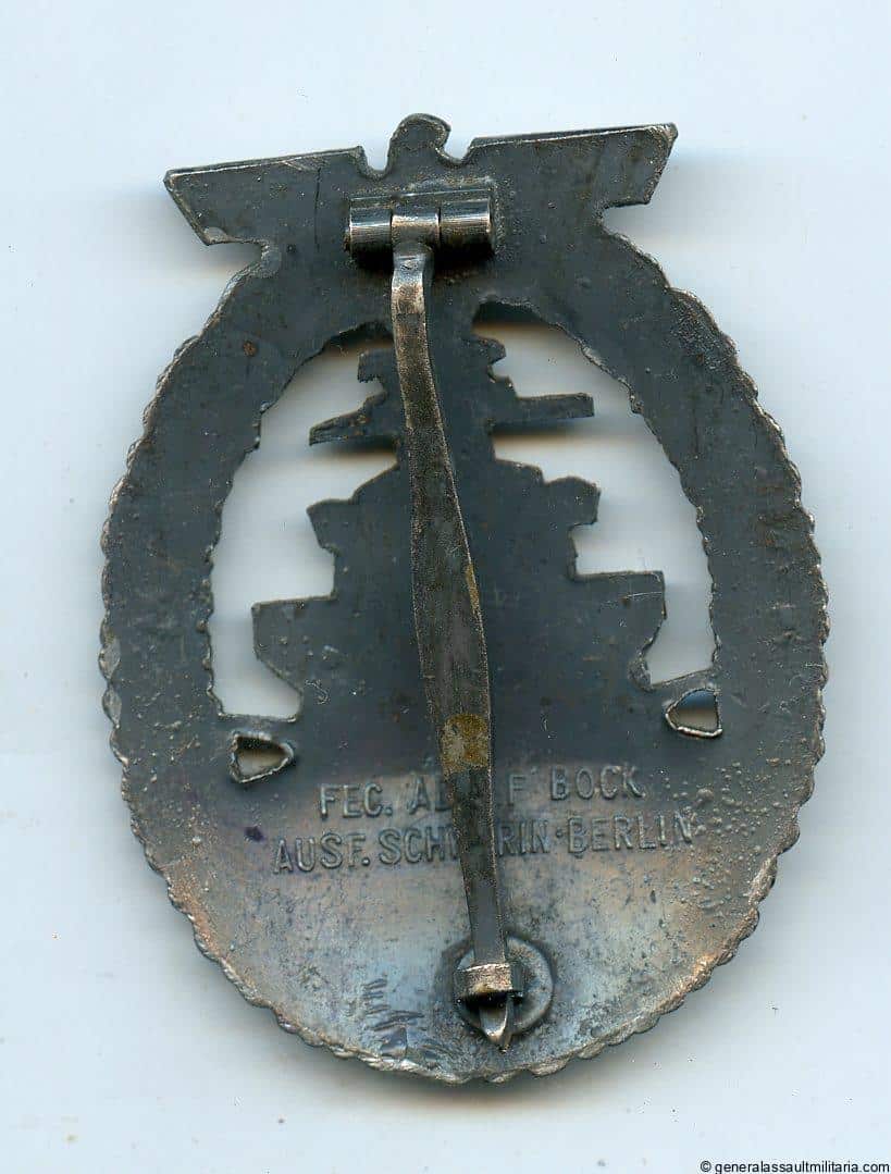 Kriegsmarine high seas fleet badge - Schwerin, Berlin
