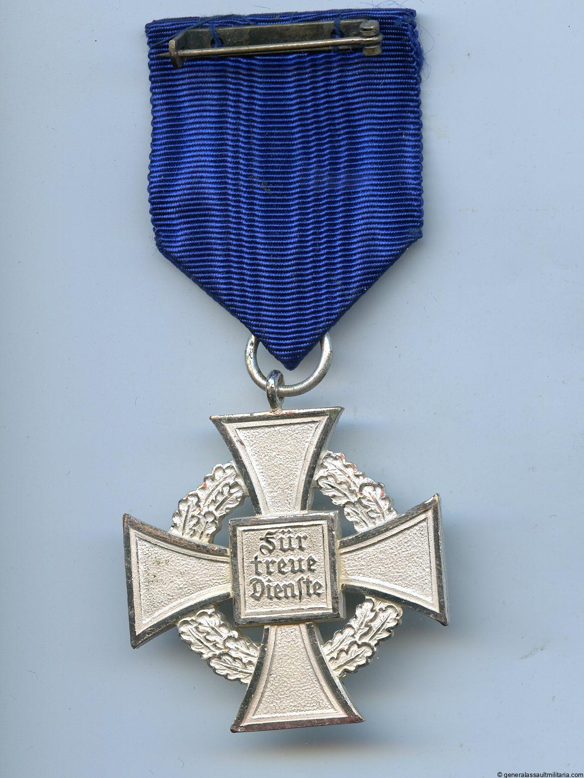 25 year loyal service medal