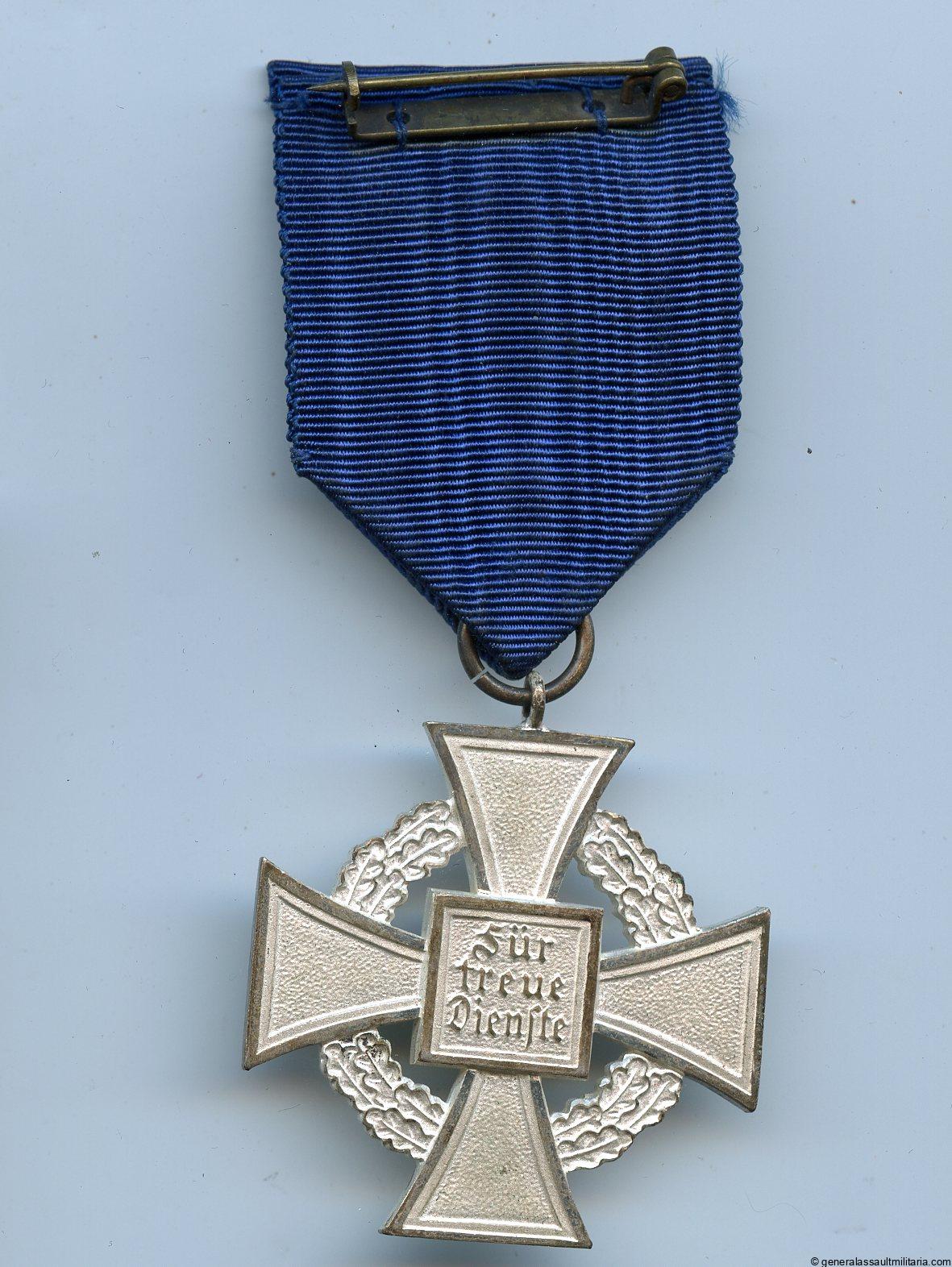 25 year loyal service medal