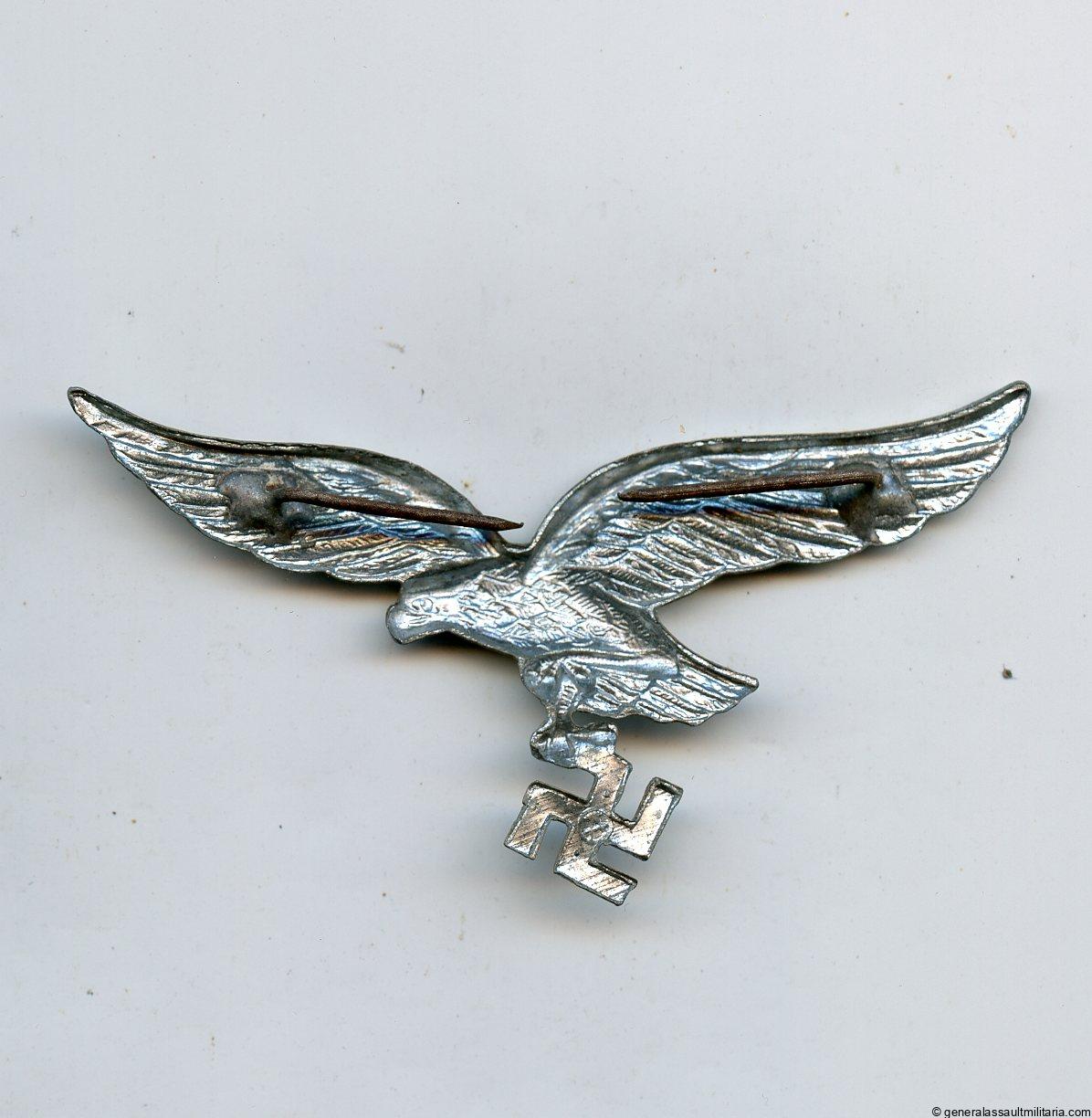 Luftwaffe cap eagle - Assmann & Söhne, Lüdenscheid