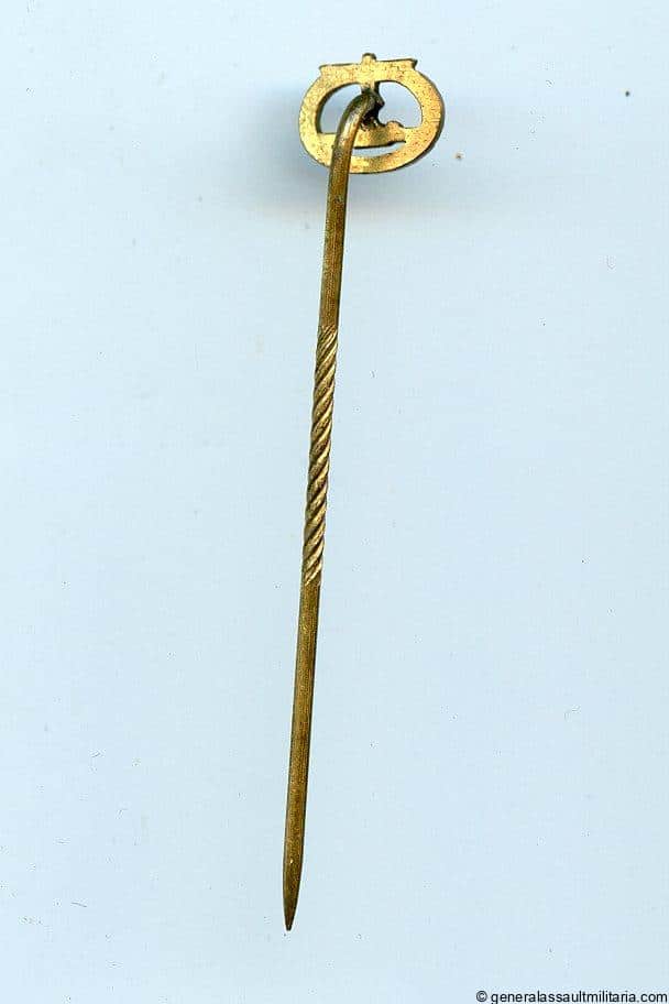 U-boat badge stickpin - 6mm