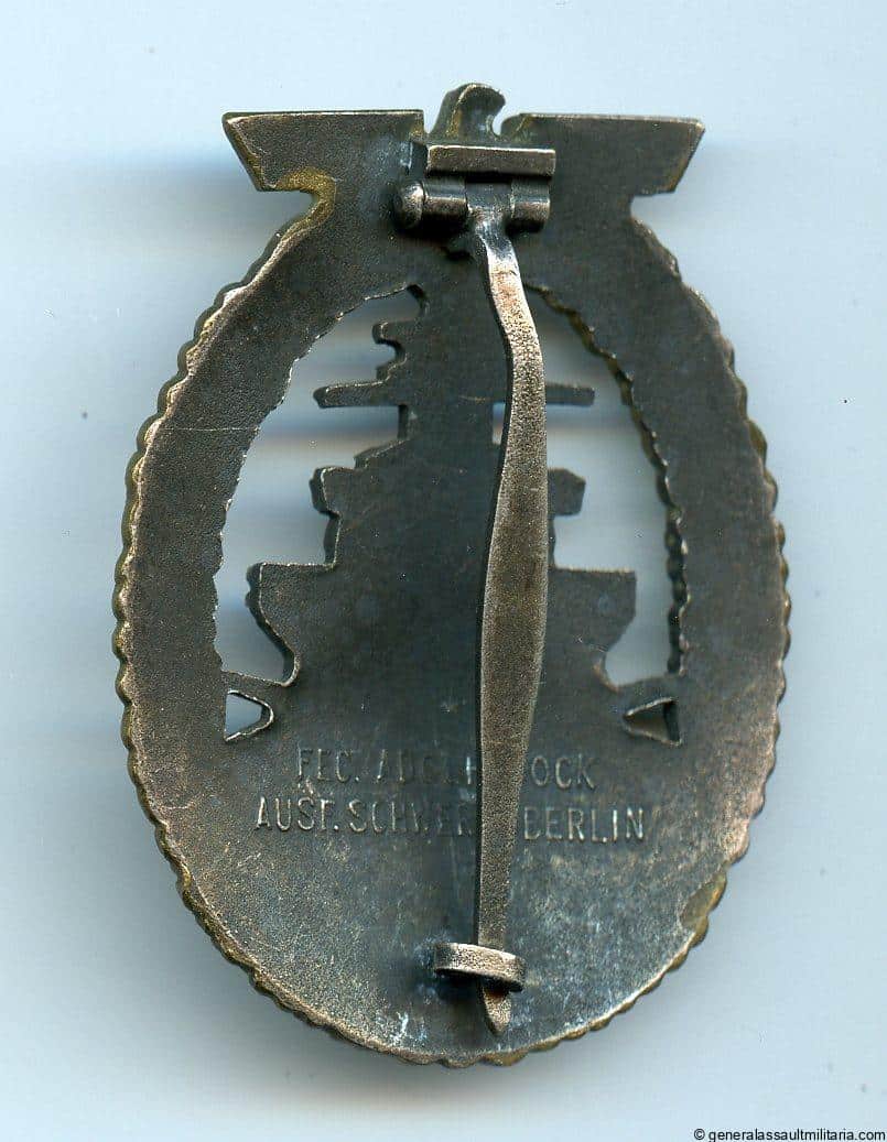 Kriegsmarine high seas fleet badge – Schwerin, Berlin