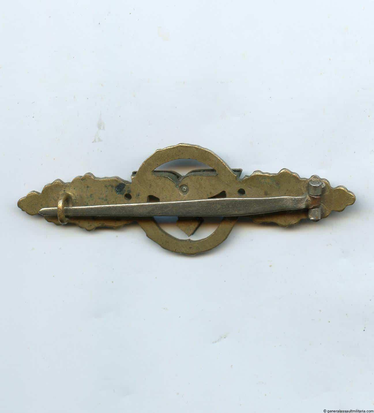 Luftwaffe Transport clasp in gold - C.E. Juncker, Berlin