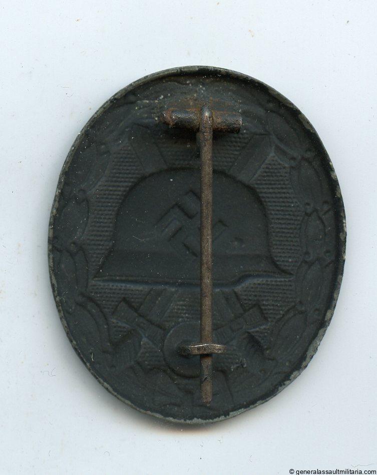 Wound badge in black - Deschler/Wiedmann übergrosse