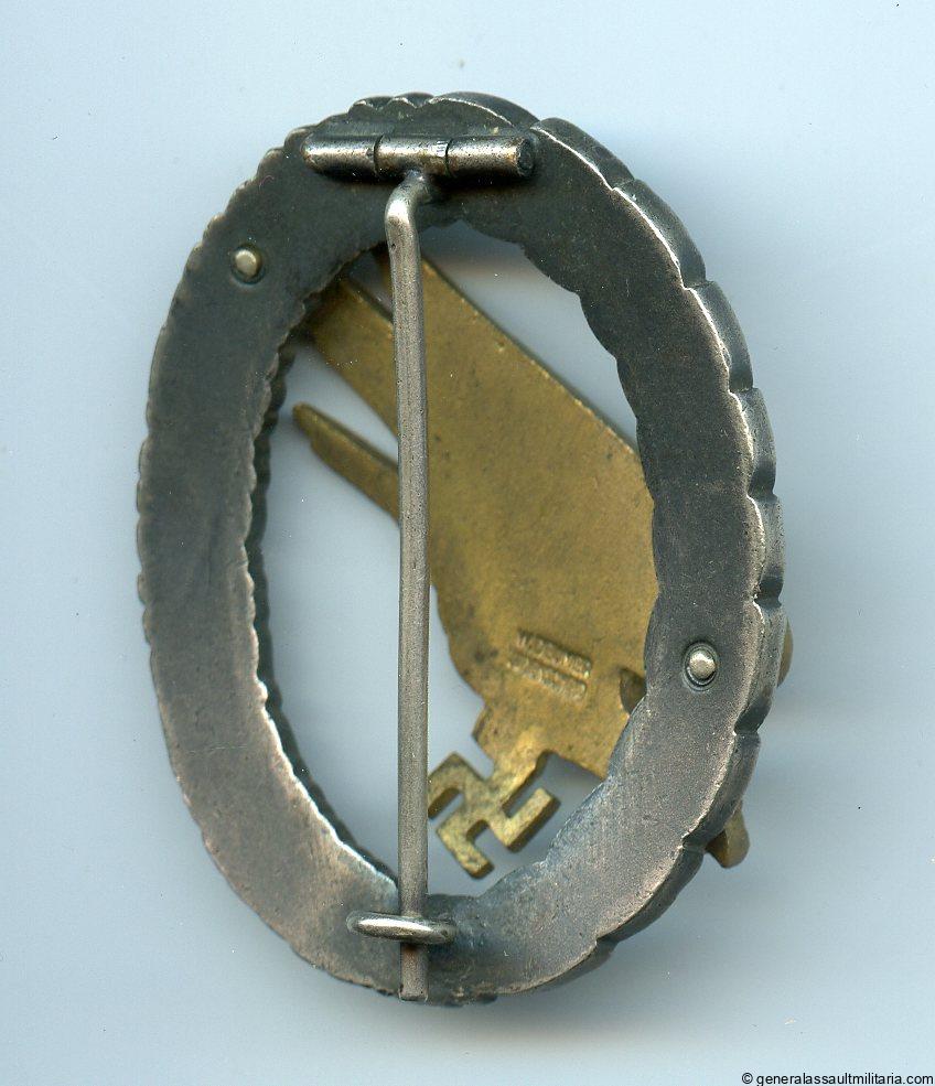 Luftwaffe paratrooper badge - Wilhelm Deumer, Lüdenscheid