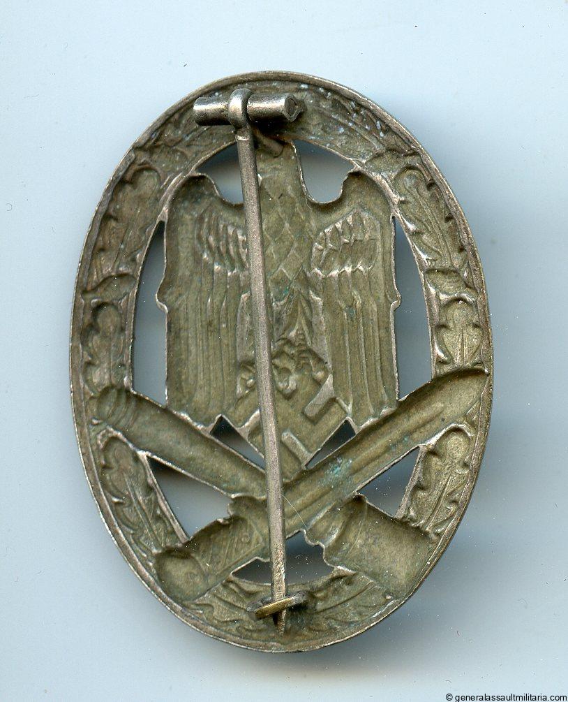 General assault badge - Otto Schickle, Pforzheim