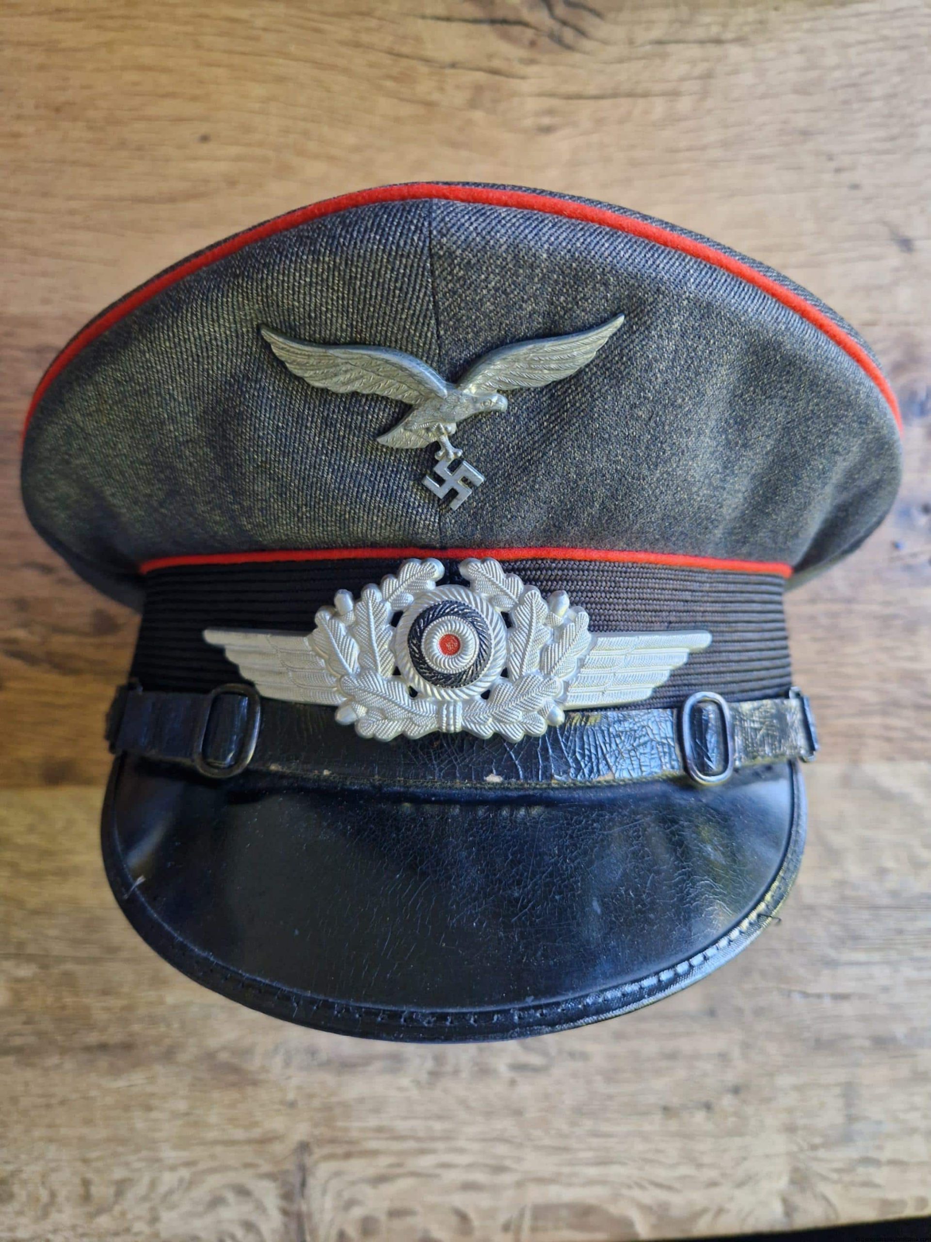 Luftwaffe Flak visor cap - Ernst Müller