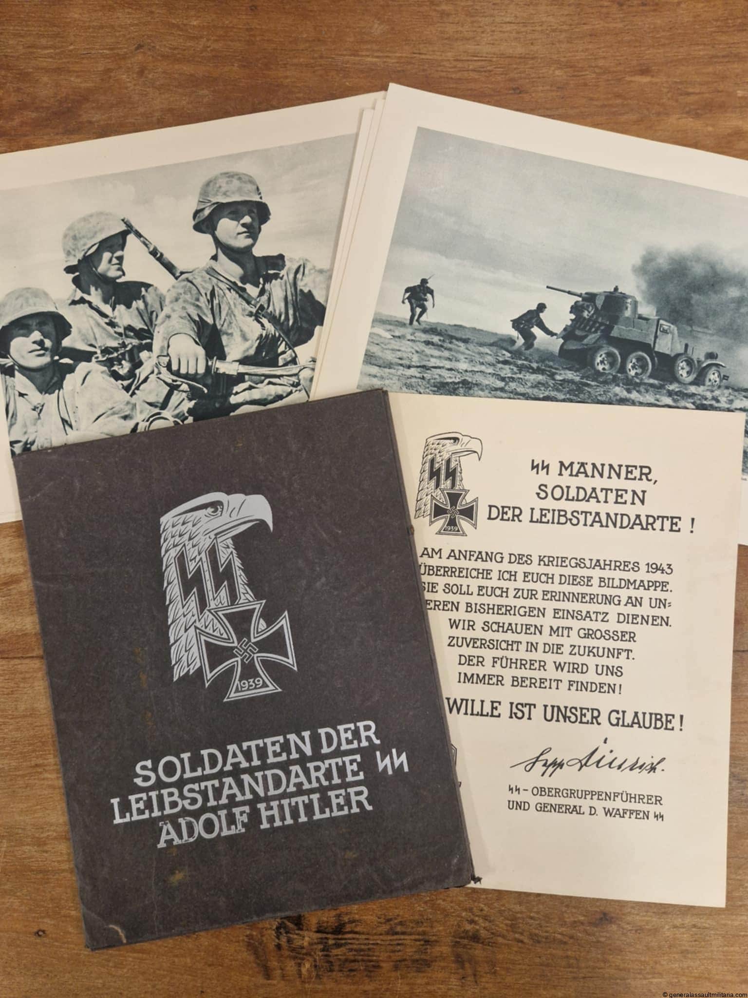 Waffen-SS Leibstandarte Adolf Hitler map - Generalassaultmilitaria