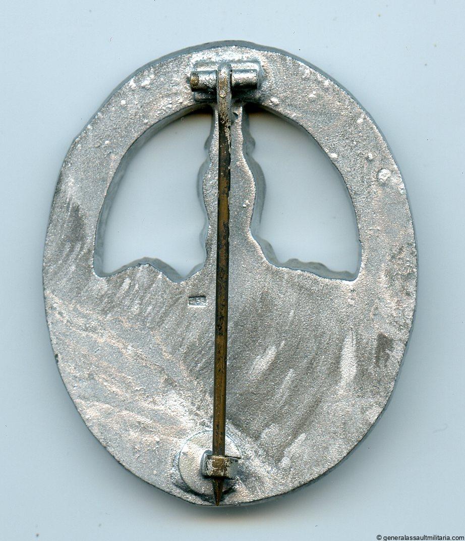 Anti partisan badge in silver - L/58 Rudolf Souval, Wien