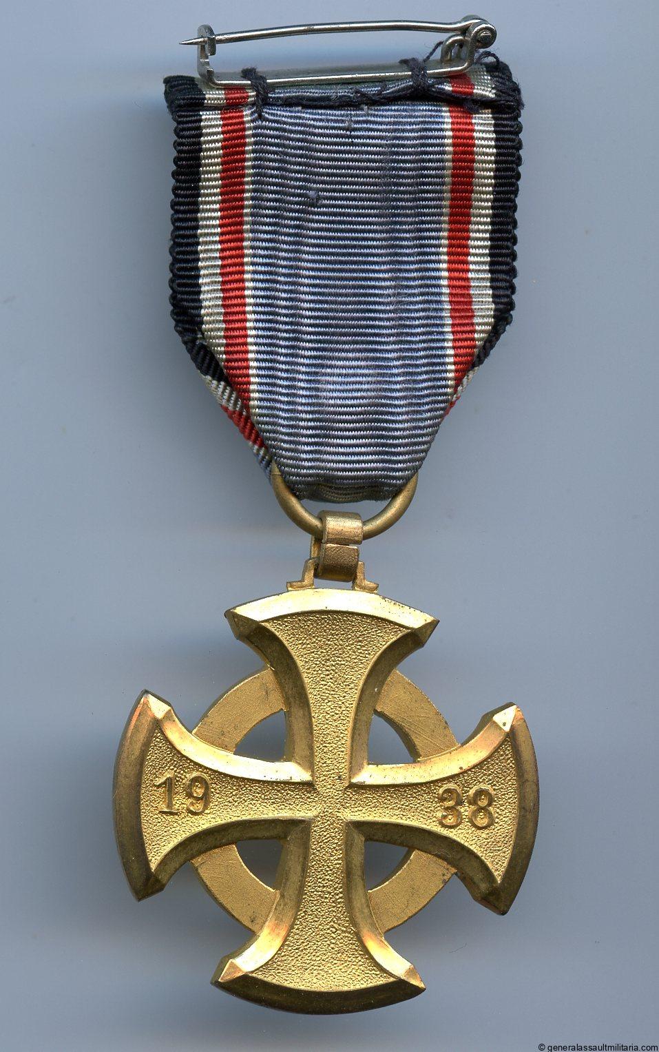 Air defense medal 1st class - Wilhelm Deumer, Lüdenscheid