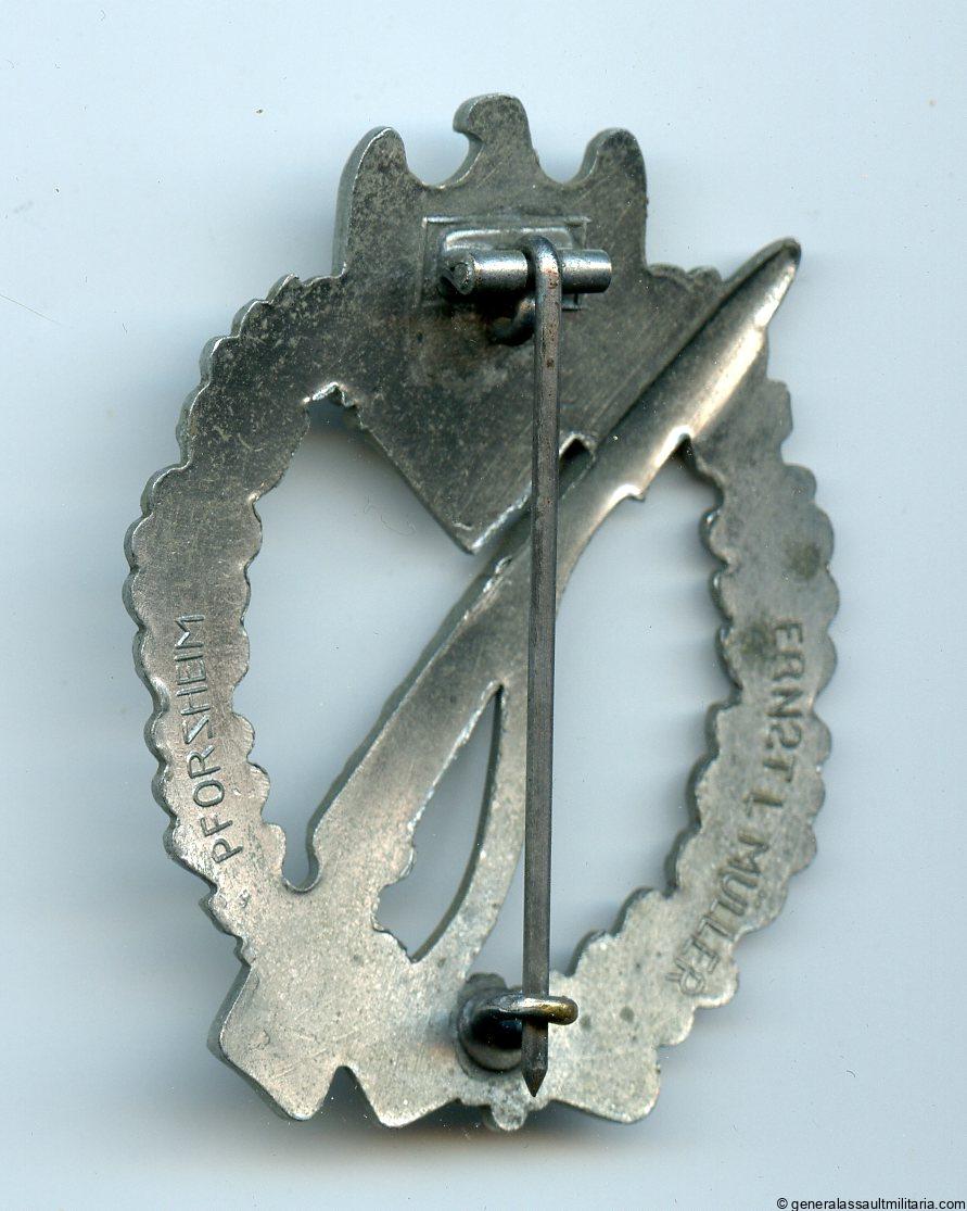 Infantry assault badge – E. Müller, Pforzheim