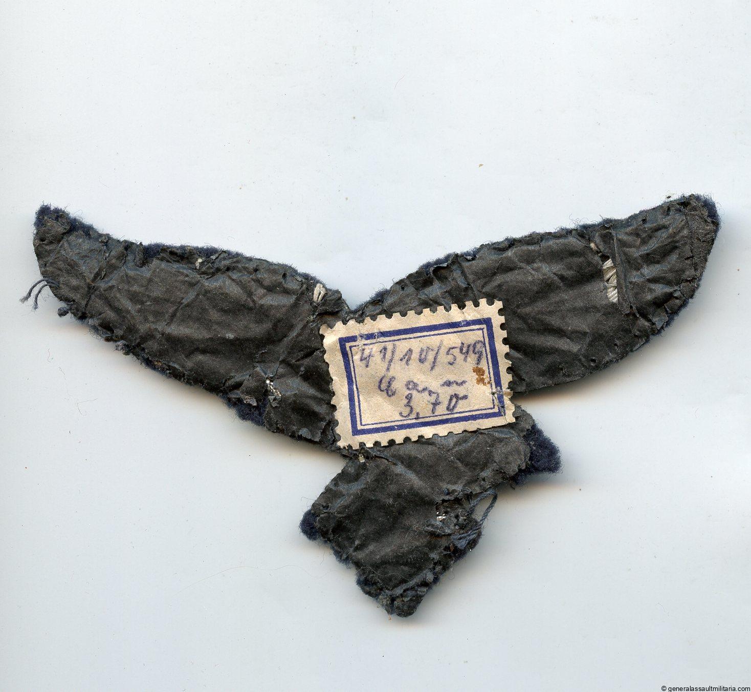 Luftwaffe breast eagle with tag