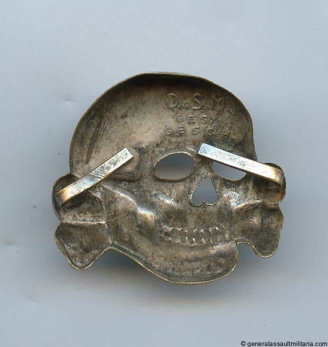 Allgemeine SS/SS-VT cap skull - D&SM Gesch. Ges