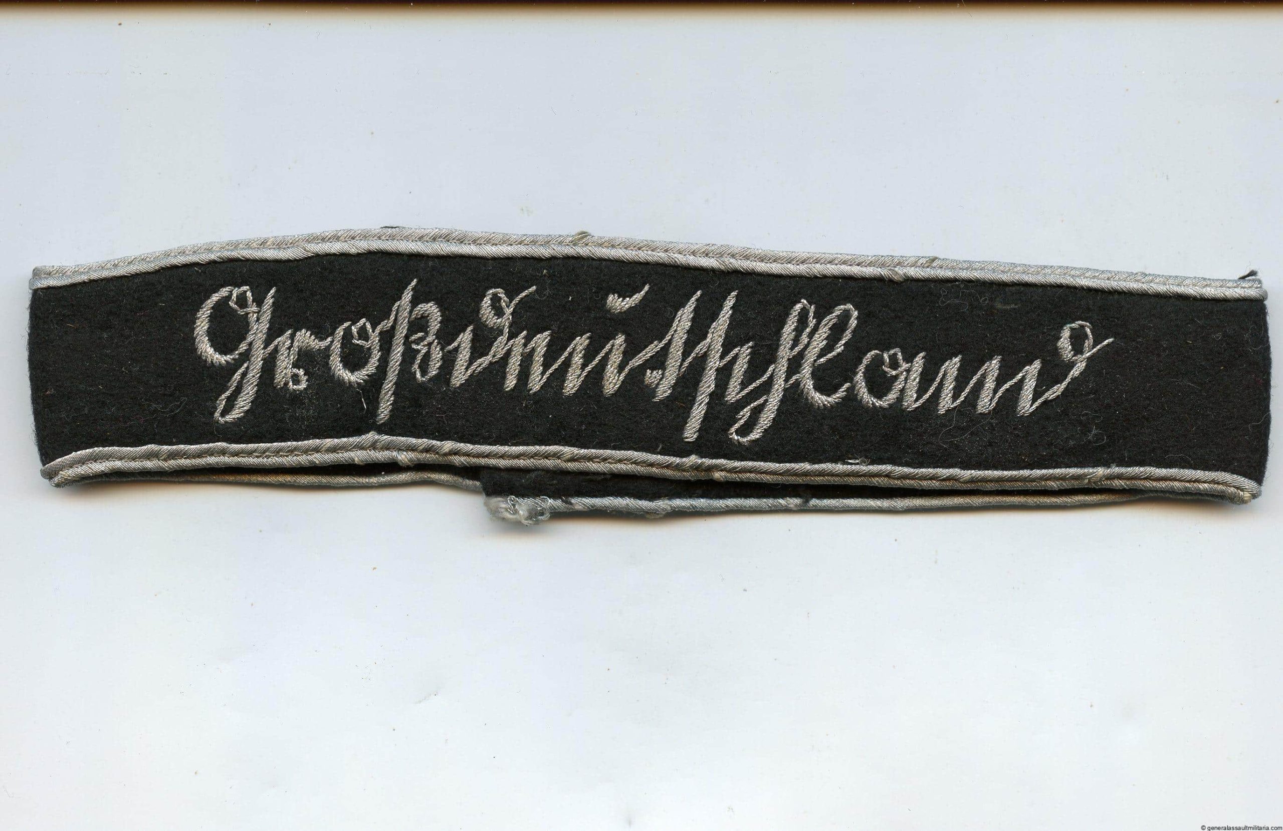 Grossdeutschland officers cuff title