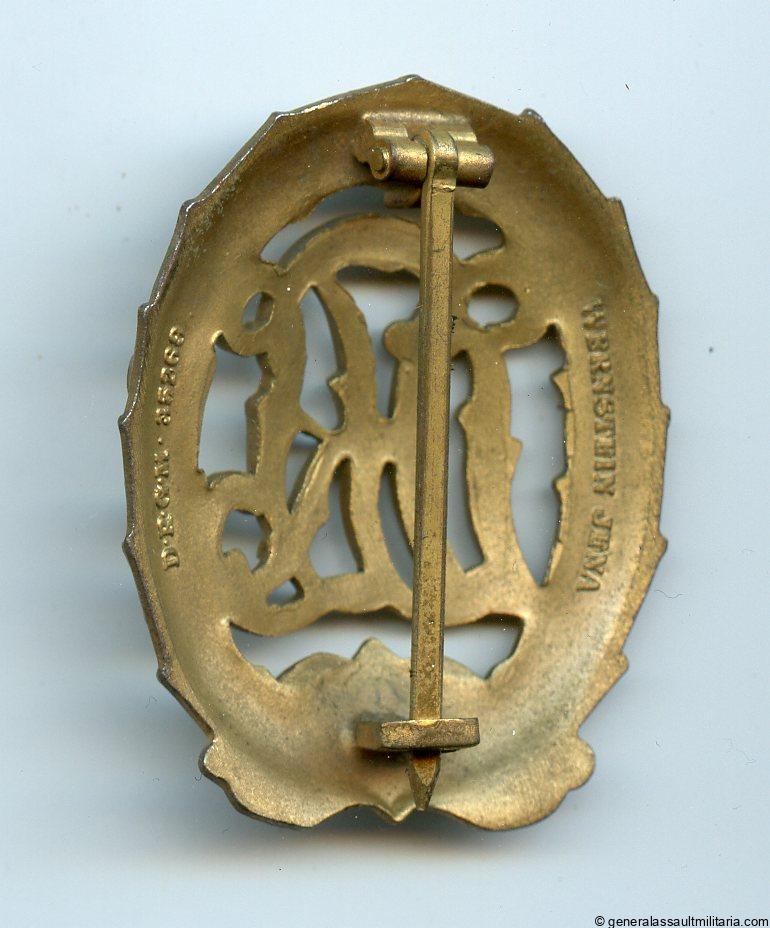 DRL sports badge in gold – Hermann Werstein, Jena